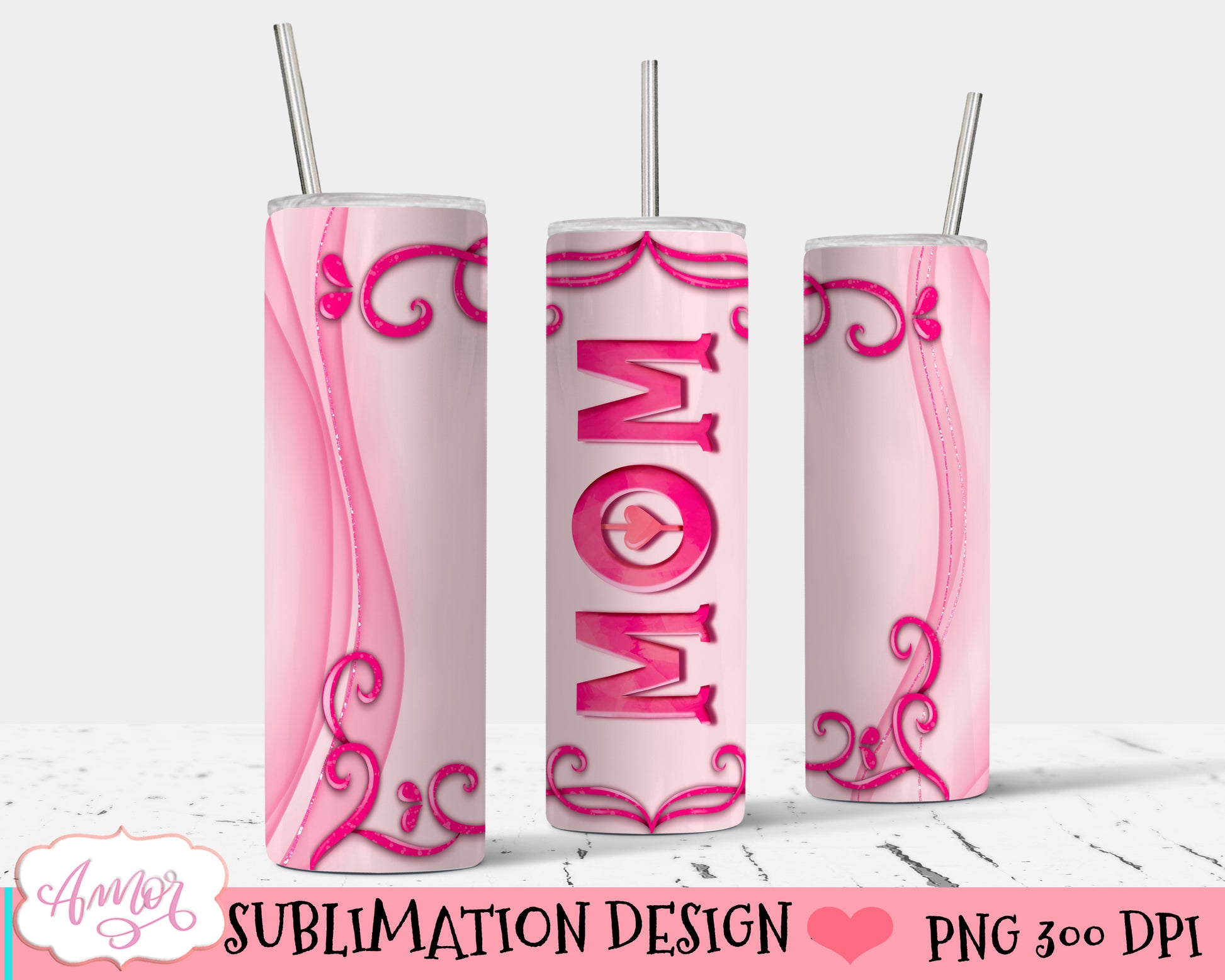 Mom tumbler wrap for sublimation for Mothers day