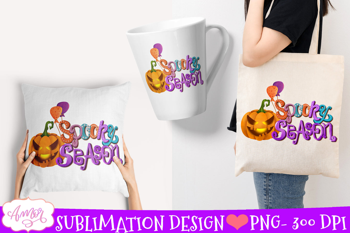 Spooky season Sublimation design | Cute Halloween design PNG