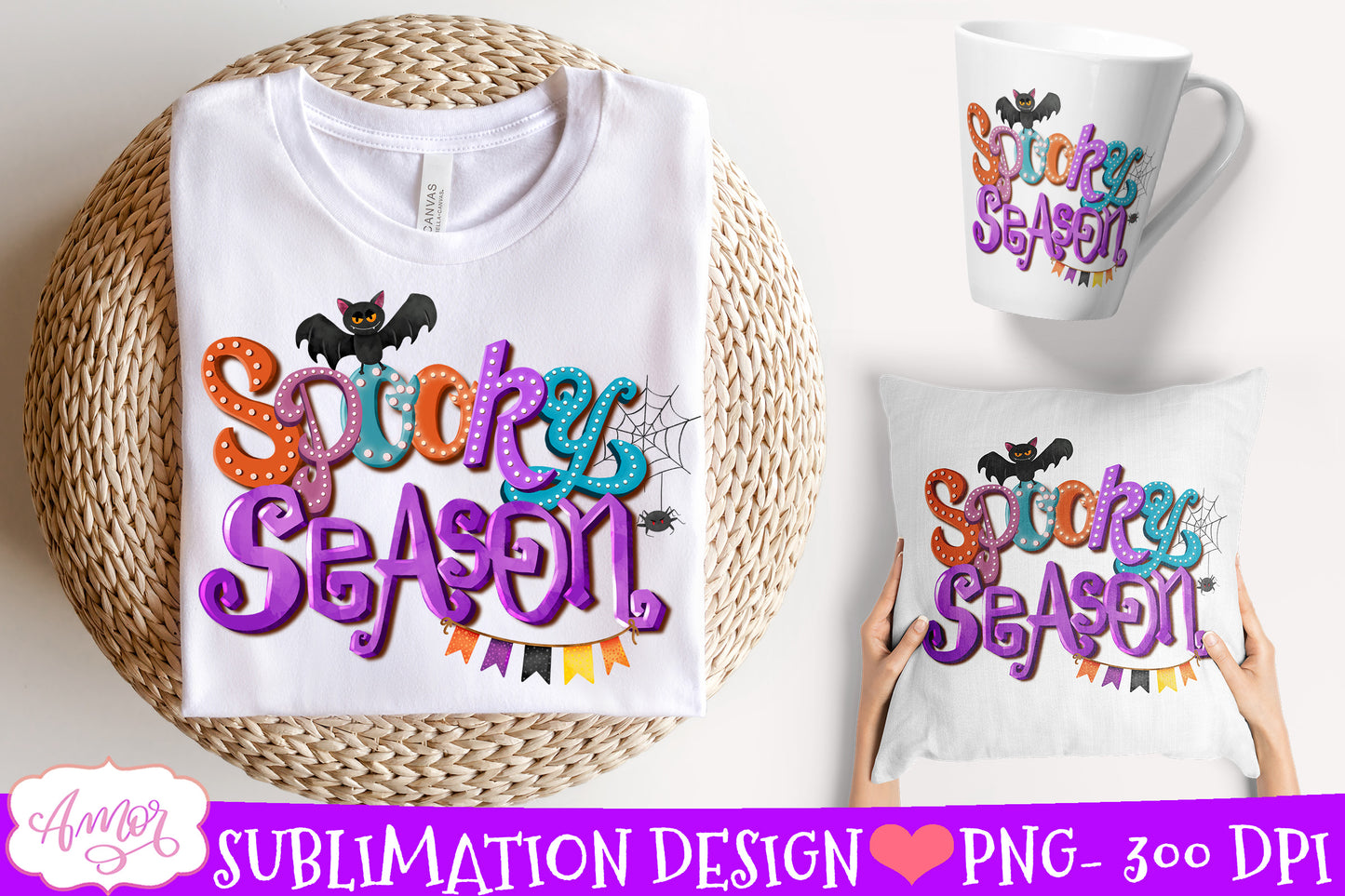 Cute Spooky season Sublimation PNG | Halloween kids shirt PNG