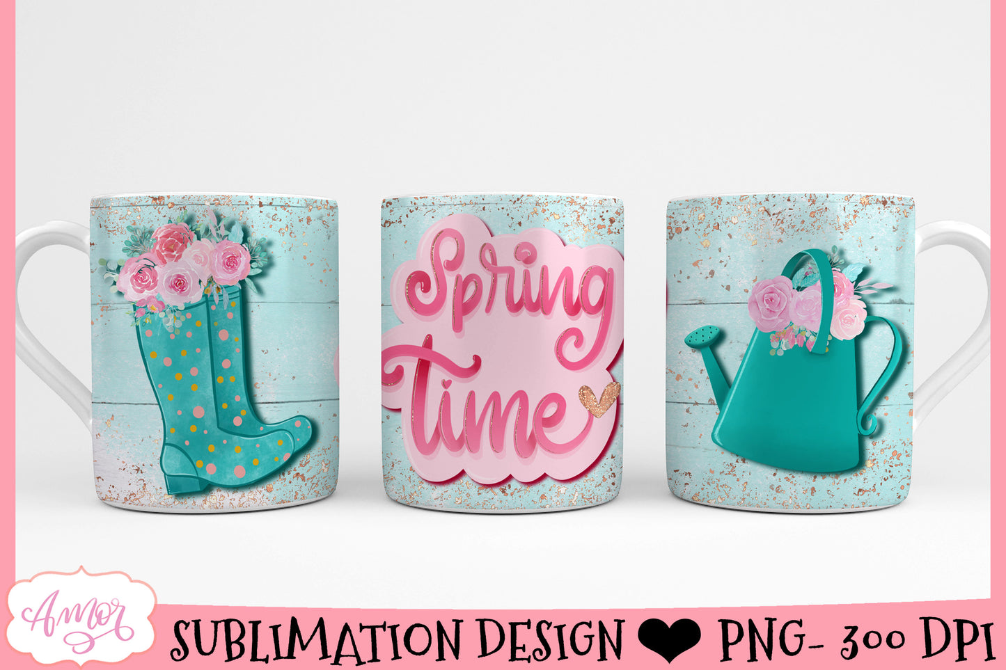Spring Time mug wrap