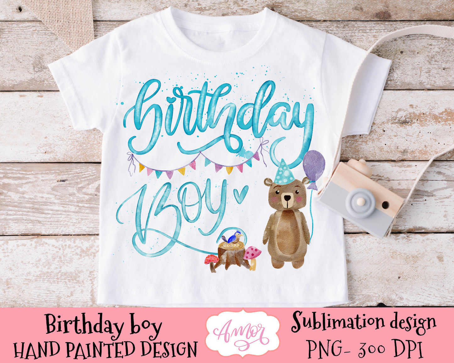 Birthday Boy sublimation design