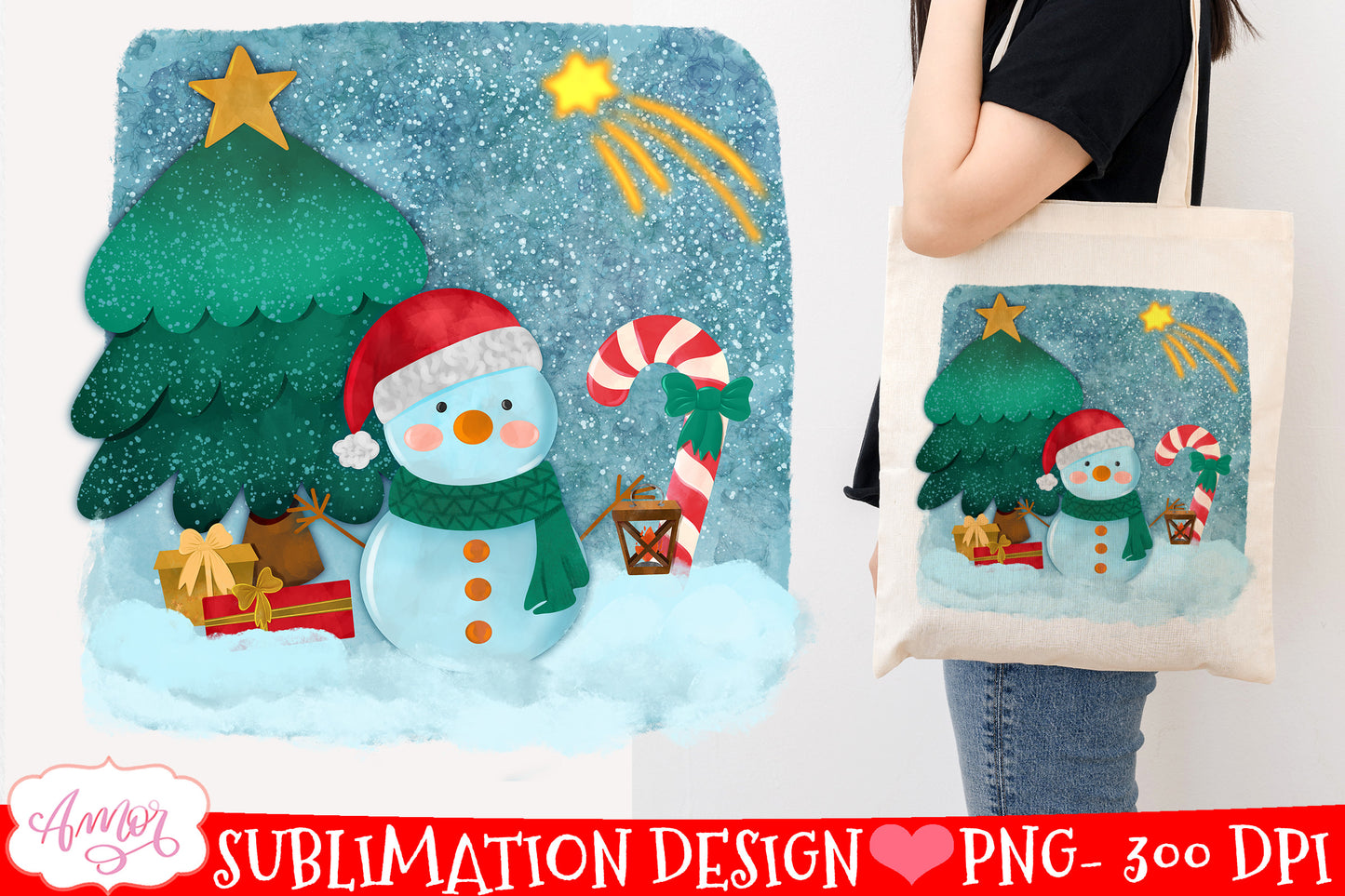 Cute Snowman PNG for sublimation  White Christmas design